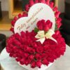 Arreglo Personalizado Gigante - Oso o Corazón de Rosas "Amor Inolvidable"